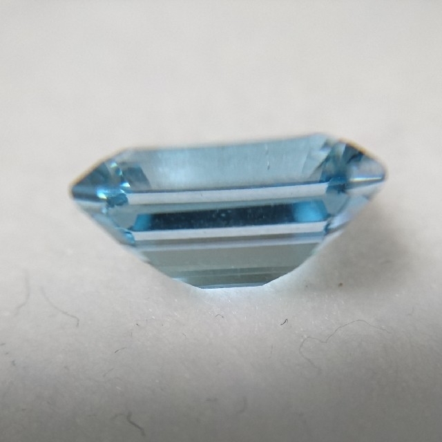 ブルー トパーズ ルース 3.61ct 10×8mm ハンドメイドの素材/材料(各種パーツ)の商品写真