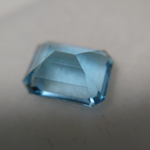 ブルー トパーズ ルース 3.61ct 10×8mm ハンドメイドの素材/材料(各種パーツ)の商品写真