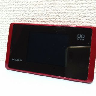 エヌイーシー(NEC)のUQ WiMAX 2+ Speed Wi-Fi NEXT WX05 ソニックレ…(PC周辺機器)