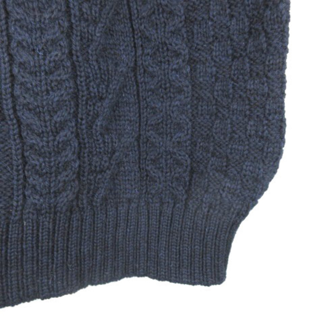 other(アザー)のoldderby knitwear ウール ベスト ニット ネイビー XL メンズのトップス(ベスト)の商品写真
