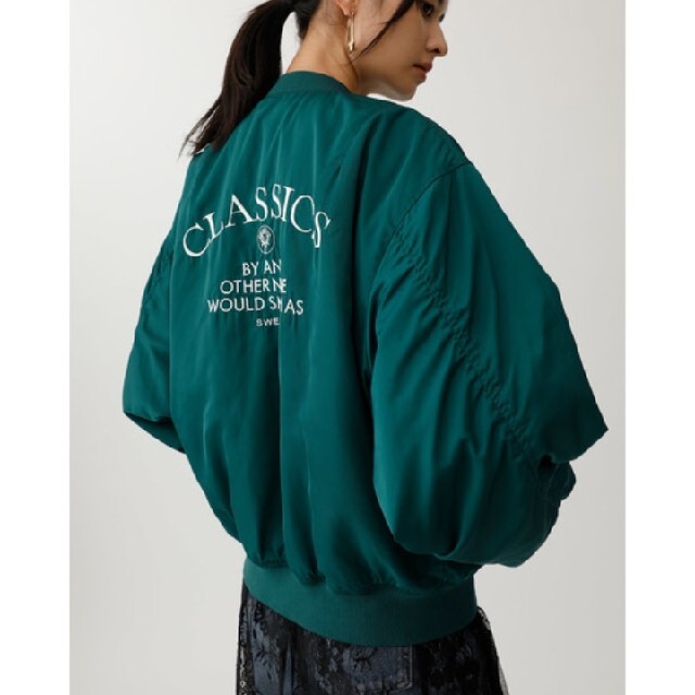 moussy CLASSIC EMBROIDERY BOMBER JACKET