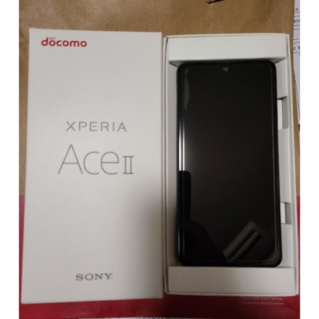 Xperia Ace2 Black 64GB docomo　黒　美品　シムフリースマホ/家電/カメラ