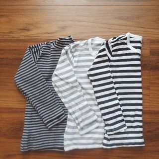 ムジルシリョウヒン(MUJI (無印良品))の無印良品 ロンT 130 3枚セット(Tシャツ/カットソー)