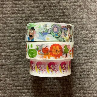 ディズニー(Disney)のマスキングテープ3つ まとめ売り マステ(テープ/マスキングテープ)