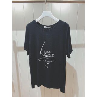 ジェラートピケ(gelato pique)のgelato pique×Joel Robuchon シルクブレンドTシャツ(ルームウェア)