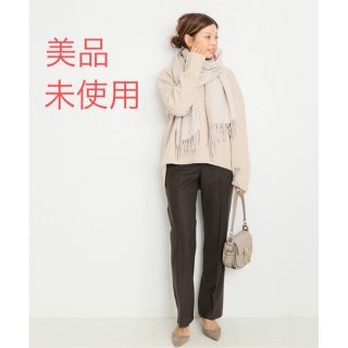 ドゥーズィエムクラス(DEUXIEME CLASSE)のDeuxieme Classe スリムフレアパンツ(BROWN)(カジュアルパンツ)