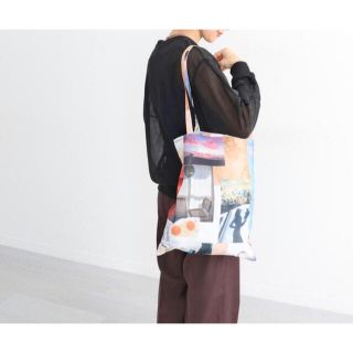 フィーニー(PHEENY)のPHEENY フィーニー print chiffon tote bag(トートバッグ)