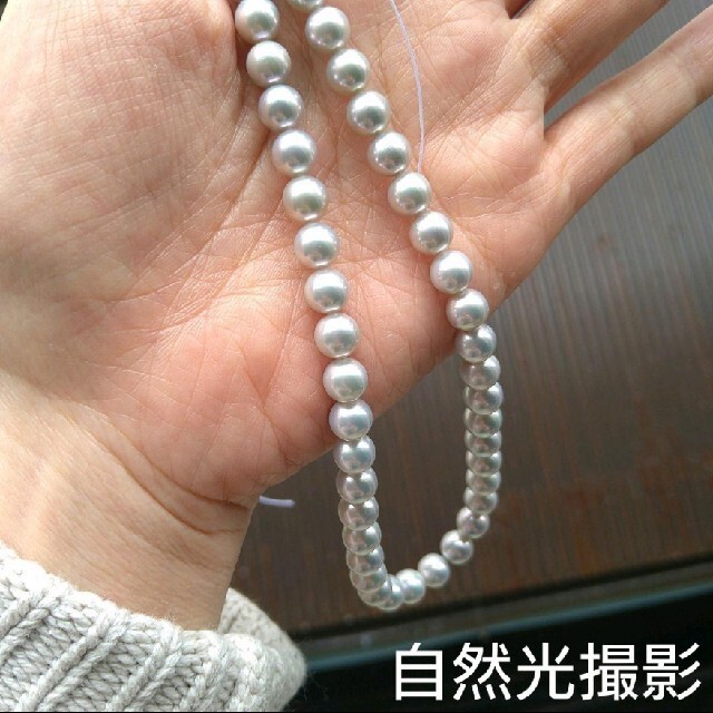 あこや真珠 本真珠 コバルトブルーグレー パールネックレスの通販 by Pearl310｜ラクマ