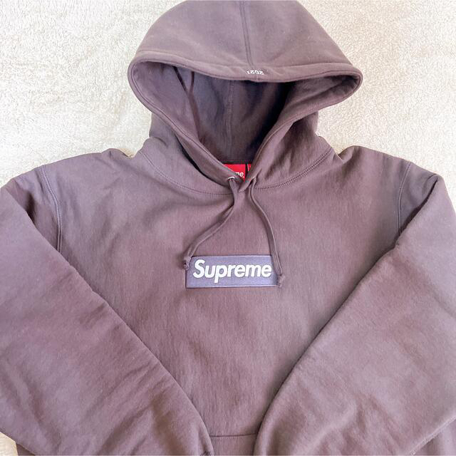 Supreme(シュプリーム)のSupreme Box Logo Hooded Sweatshirt ブラウンM メンズのトップス(パーカー)の商品写真