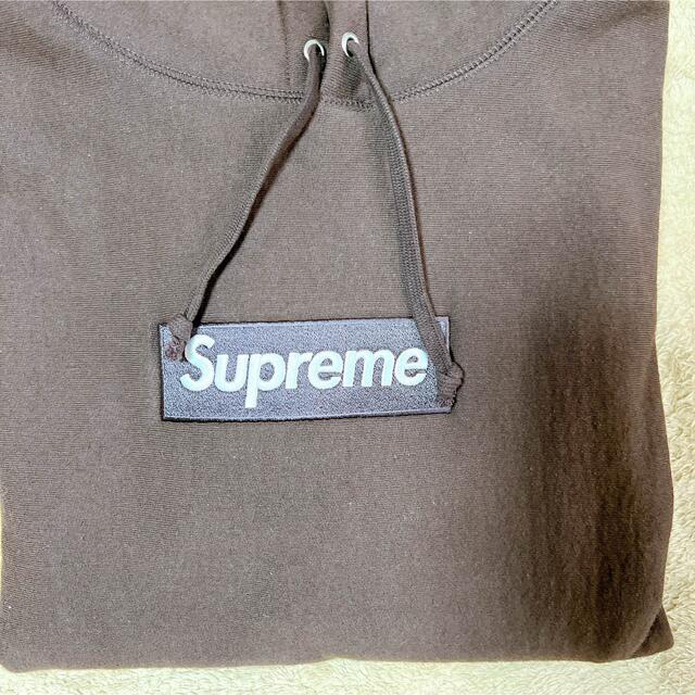 Supreme(シュプリーム)のSupreme Box Logo Hooded Sweatshirt ブラウンM メンズのトップス(パーカー)の商品写真