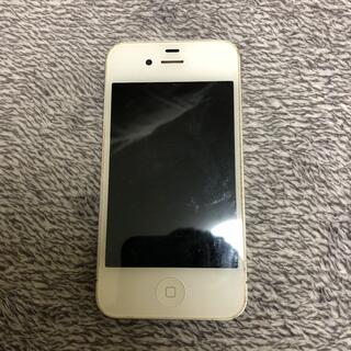 アイフォーン(iPhone)のiPhone 4 white ジャンク品(スマートフォン本体)