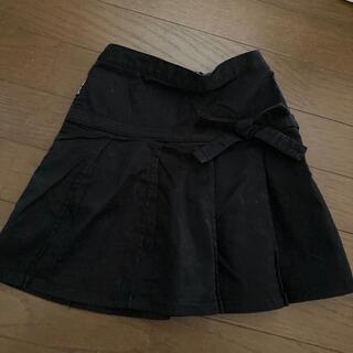 コムサイズム(COMME CA ISM)のゴムサイズ　女の子黒スカート120センチ(スカート)