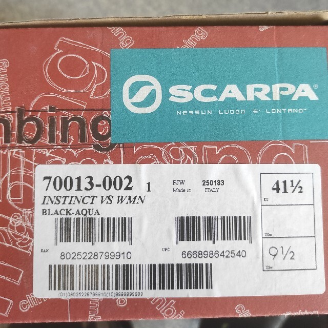 SCARPA(スカルパ)のクライミングシューズ　スカルパ インスティンクトVS WMS EU41.5 スポーツ/アウトドアのアウトドア(登山用品)の商品写真