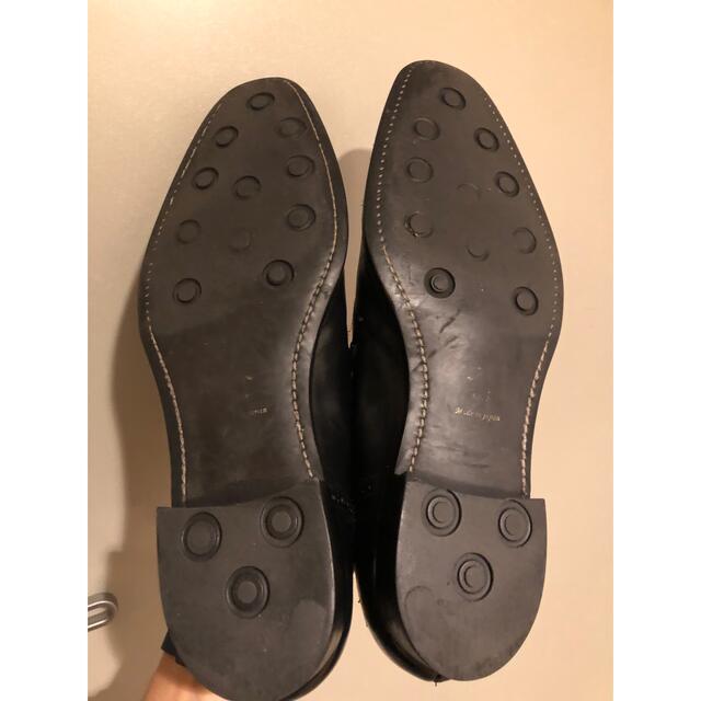 SANYO YAMACHO(サンヨウヤマチョウ)の三陽山長 勇弥  クォーターブローグ  黒 メンズの靴/シューズ(ドレス/ビジネス)の商品写真