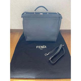 フェンディ(FENDI)のフェンディ FENDI ピーカブー peekaboo セレリア  グレー(ビジネスバッグ)