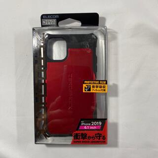 エレコム(ELECOM)のiPhone11 ケース カバー ZEROSHOCK PM-A19CZERORD(モバイルケース/カバー)