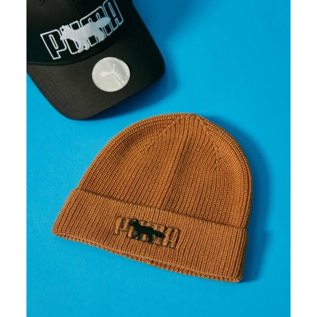 MAISON KITSUNE'(メゾンキツネ)の【新品・未使用】PUMA×MaisonKitsune ニット帽 メンズの帽子(ニット帽/ビーニー)の商品写真