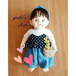 No.66  ぽぽちゃん ビスチェブラウス&ガウチョパンツ  服(その他)