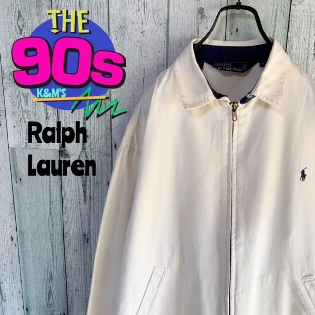 ポロバイラルフローレン スイングトップ ネイビー 90s