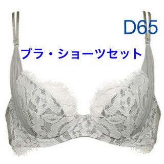 シュットインティメイツ(Chut! INTIMATES)のchut!シアーライトブラ&ショーツセット　D65(ブラ&ショーツセット)