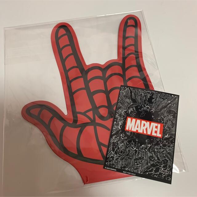 スパイダーマン　ハンドサイン　キーチェーン エンタメ/ホビーのおもちゃ/ぬいぐるみ(キャラクターグッズ)の商品写真