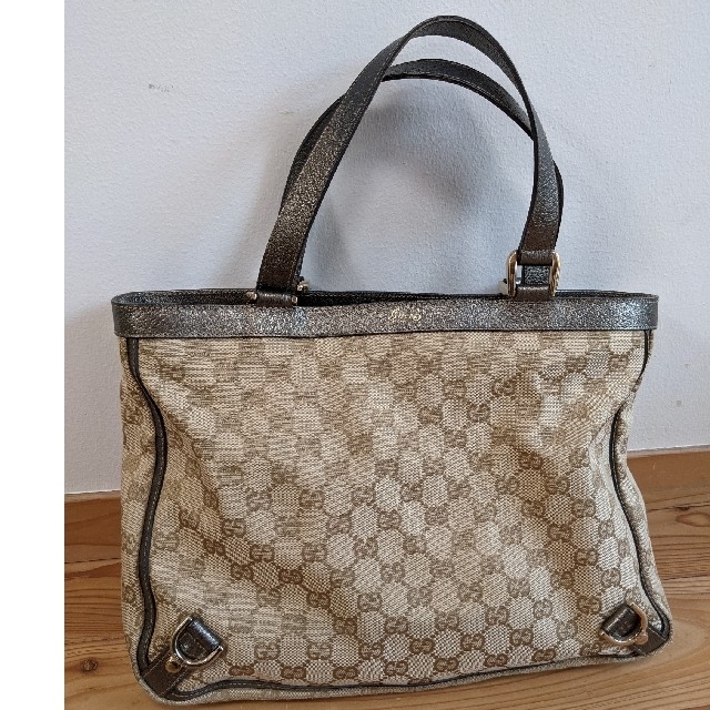 Gucci(グッチ)のGUCCI アビー GGキャンバス トートバッグ キャンバスレザー レディースのバッグ(トートバッグ)の商品写真