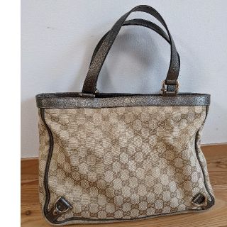 グッチ(Gucci)のGUCCI アビー GGキャンバス トートバッグ キャンバスレザー(トートバッグ)