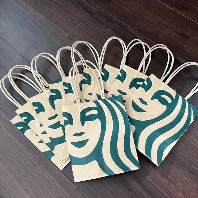 Starbucks Coffee(スターバックスコーヒー)のスターバックス　紙袋10セット レディースのバッグ(ショップ袋)の商品写真