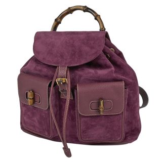 グッチ(GUCCI)のグッチ バンブー リュックサック レディース 【中古】(リュック/バックパック)