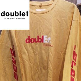 【Lサイズ　廃盤WISM】doubletロンT 　ブラックアイパッチ GDC(Tシャツ/カットソー(七分/長袖))