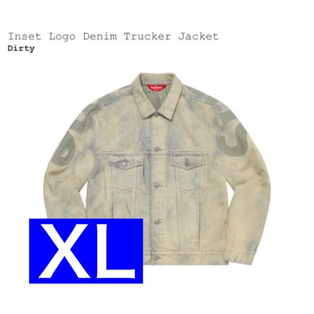 Gジャン/デニムジャケット Supreme - Supreme Inset Logo Denim Trucker Jacket