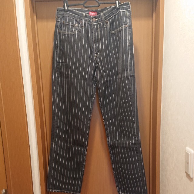 Supreme Levi's Pinstripe 550 Jeans 32インチ