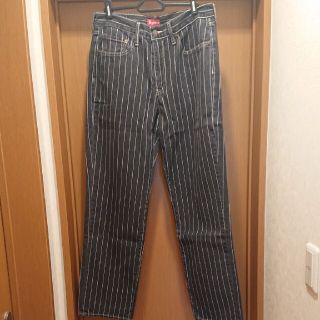 32 supreme levi's pinstripe 550 jeans