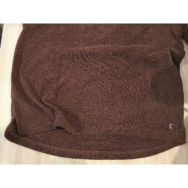 トップス ブラウン 無地 タオル地 メンズのトップス(Tシャツ/カットソー(半袖/袖なし))の商品写真