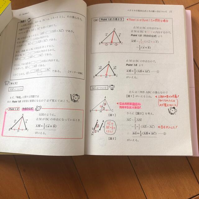 細野真宏のベクトル「平面図形」が本当によくわかる本 偏差値を３０から７０に上げる エンタメ/ホビーの本(語学/参考書)の商品写真