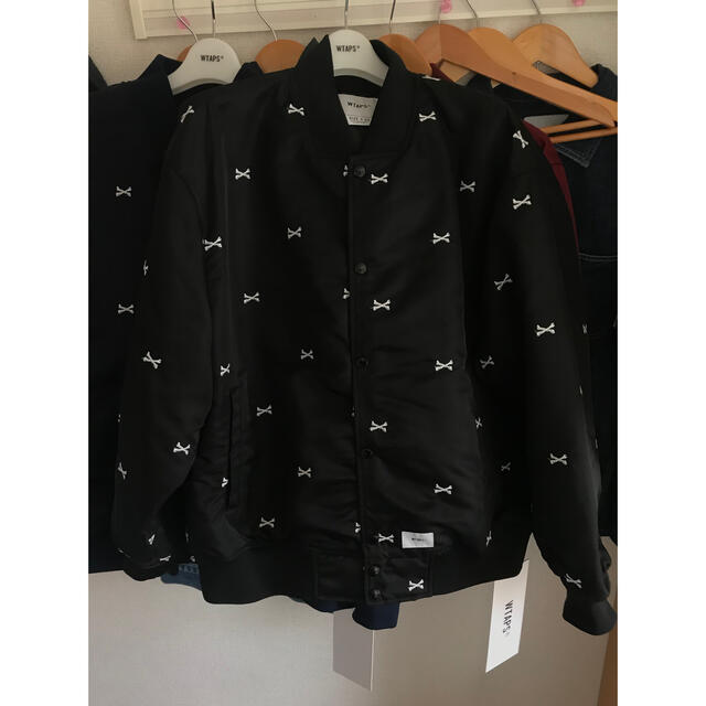 L size BLACK即日発送可能　wtaps team jacket