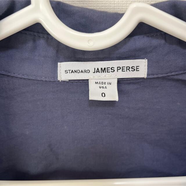 JAMES PERSE(ジェームスパース)のNY購入　ジェームスパース　コントラストシャツ　ディープブルー レディースのトップス(シャツ/ブラウス(長袖/七分))の商品写真