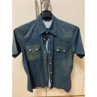 パタゴニア(patagonia)のMMA side venti Denim Shitrs short sleeve(ウェア)