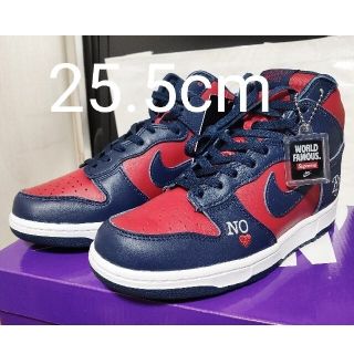 シュプリーム(Supreme)のSupreme × Nike SB Dunk High 25.5cm(スニーカー)