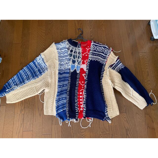 DISCOVERED(ディスカバード)の【DISCOVERED】Nordic Collage Sweater メンズのトップス(ニット/セーター)の商品写真