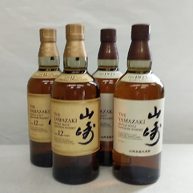 山崎12年 2本&ノンヴィンテージ 2本セット酒