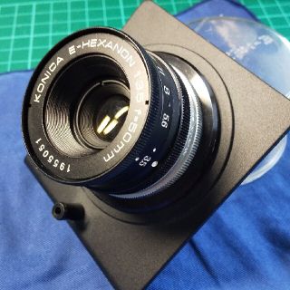 コニカミノルタ(KONICA MINOLTA)のKONICA E-HEXANON 50mmF3.5 引き伸ばしレンズ(レンズ(単焦点))