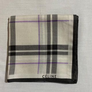 セリーヌ(celine)のセリーヌ　ハンカチ　未使用品　チェック　#1630(ハンカチ)