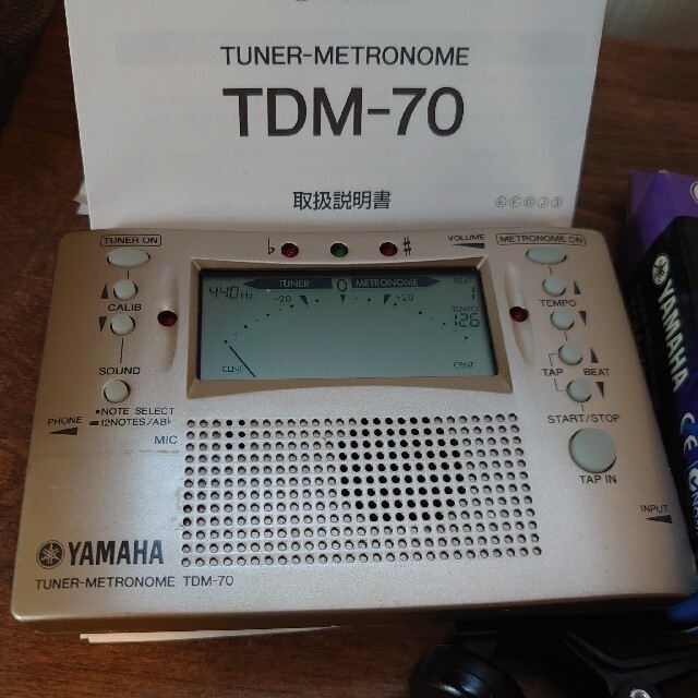 上等な YAMAHA チューナーメトロノーム TDM-70 revecap.com