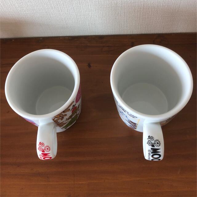 MOOMIN(ムーミン)の2個セット ムーミンカフェ マグカップ インテリア/住まい/日用品のキッチン/食器(食器)の商品写真