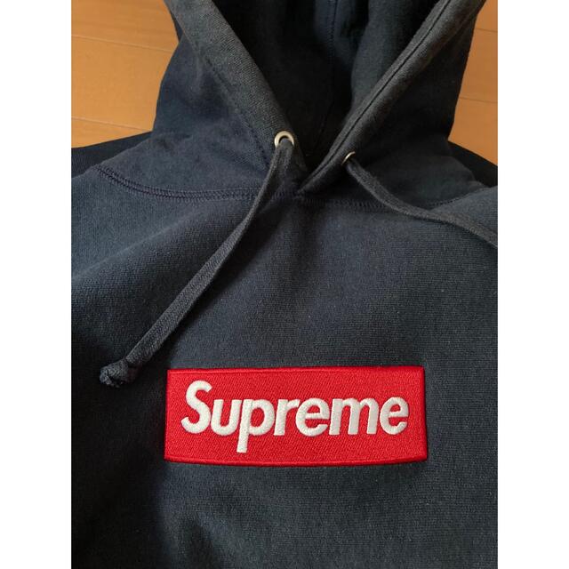 【コメントで値段提示】supreme box logo navy sサイズ