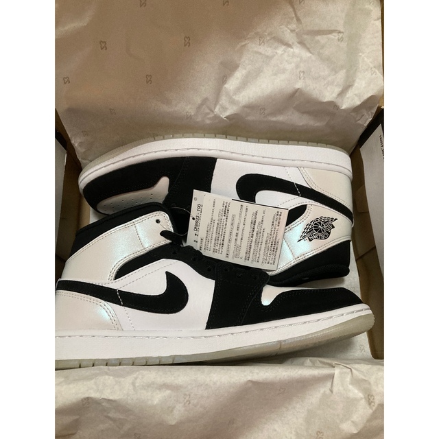 nike air jordan 1 mid omega black white