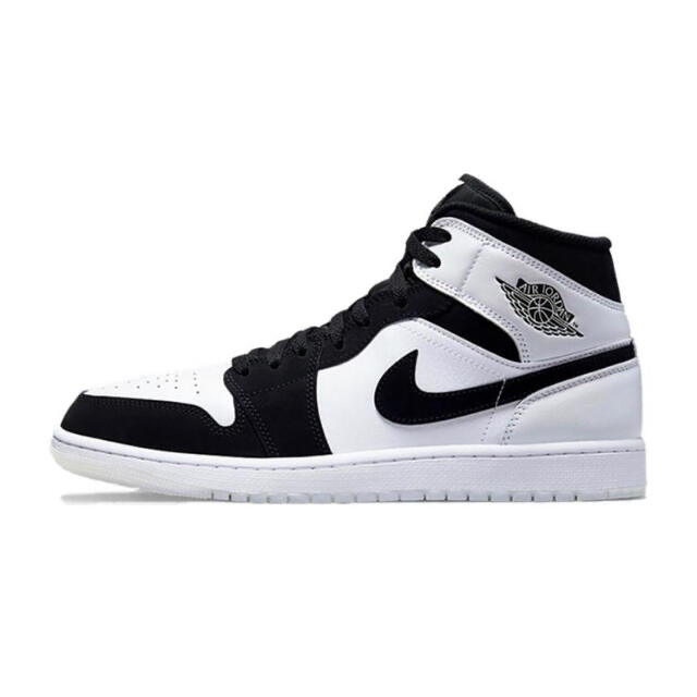 nike air jordan 1 mid omega black white