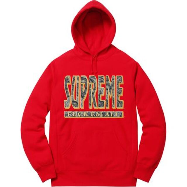 トップスSupreme Paisley Fuck Em All　シュプリーム　パーカー