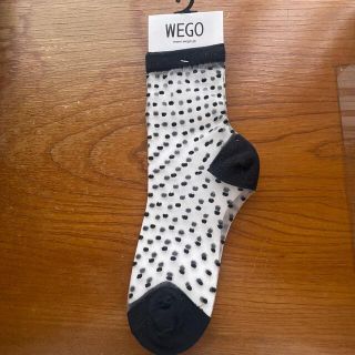 ウィゴー(WEGO)のドットシースルーソックス(ソックス)